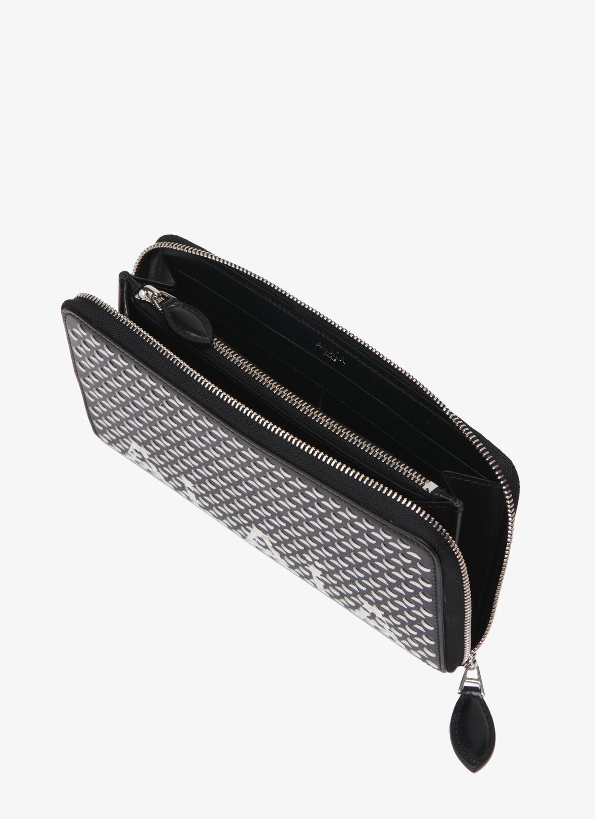 Zipped leather wallet
 ALAÏA BLACK ZIPPED LEATHER WALLET
